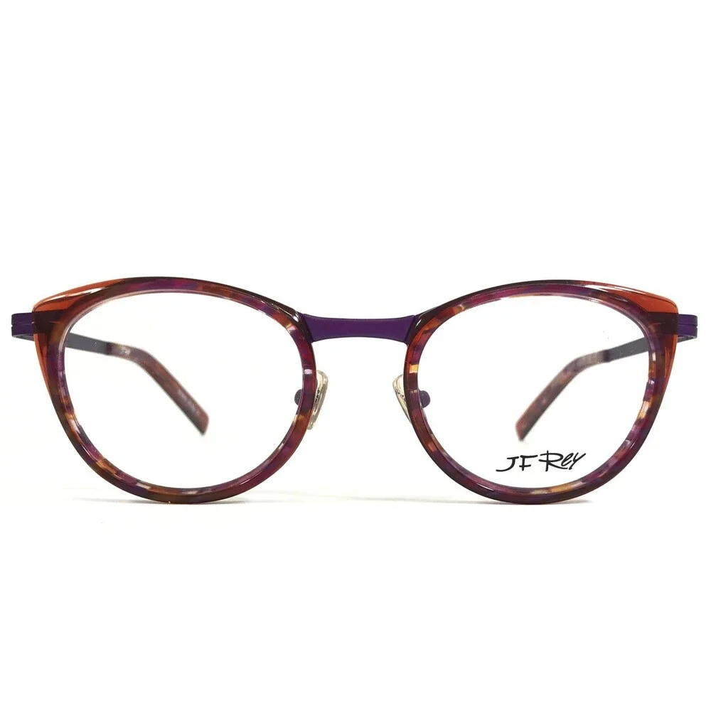 JF Rey Eyeglasses Frames JF2719 8030 Pink Red Fuchsia Cat Eye Full Rim 49-20-137